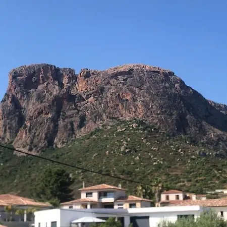 Haut De Avec Superbe Vue Sur Le Mont Gozzi